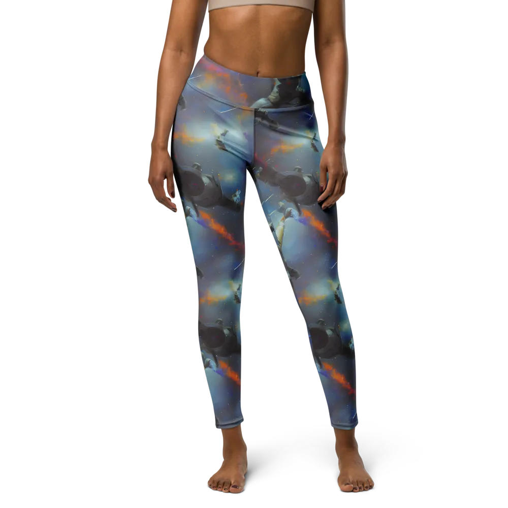 Gravity's Palette on Yoga Leggings — Front