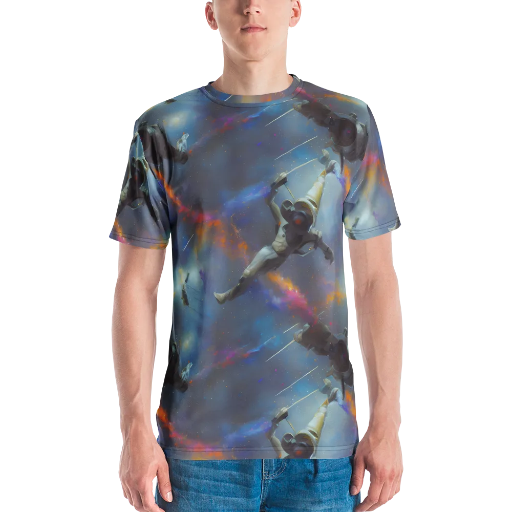 Gravity's Palette on Men's Crew Neck T-Shirt — Front