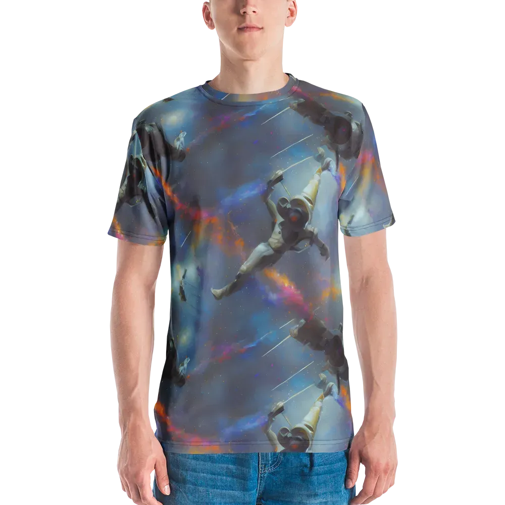 Gravity's Palette on Men's Crew Neck T-Shirt — Front