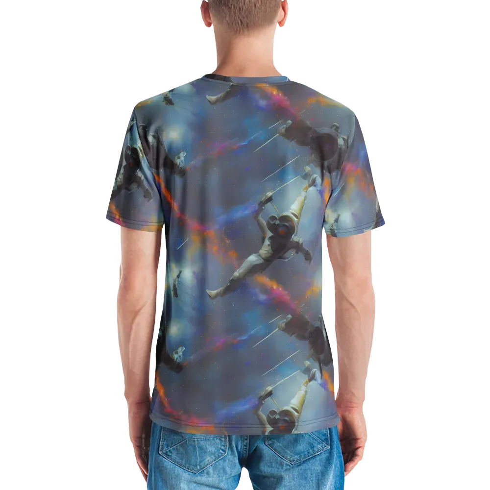 Gravity's Palette on Men's Crew Neck T-Shirt — Back