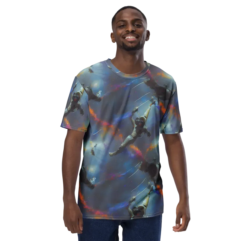 Gravity's Palette on Men's Crew Neck T-Shirt — Front