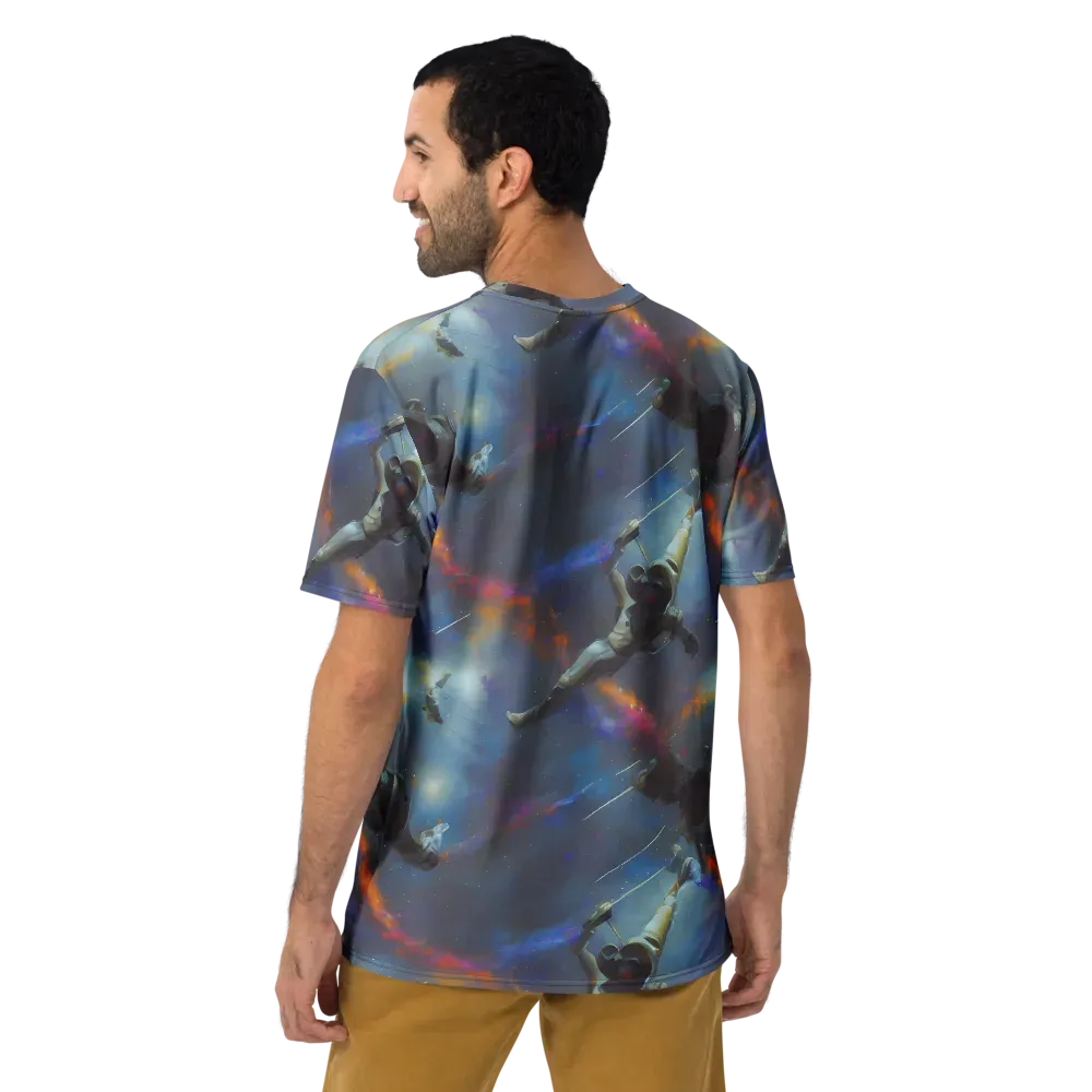 Gravity's Palette on Men's Crew Neck T-Shirt — Back