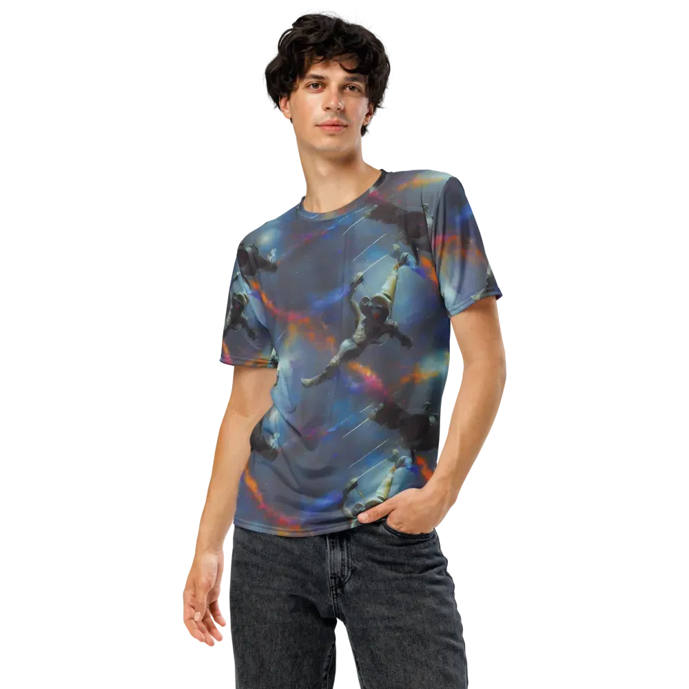 Gravity's Palette on Men's Crew Neck T-Shirt — Front
