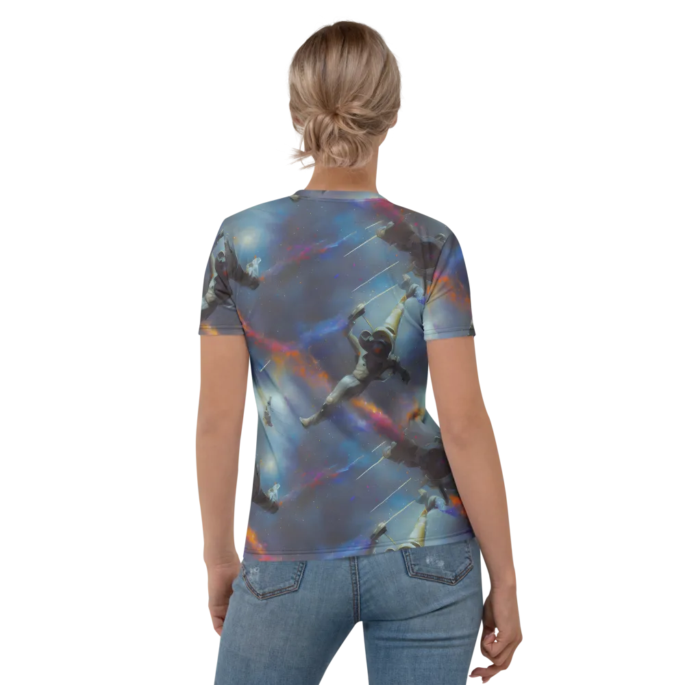 Gravity's Palette on Women's Crew Neck T-Shirt — Back