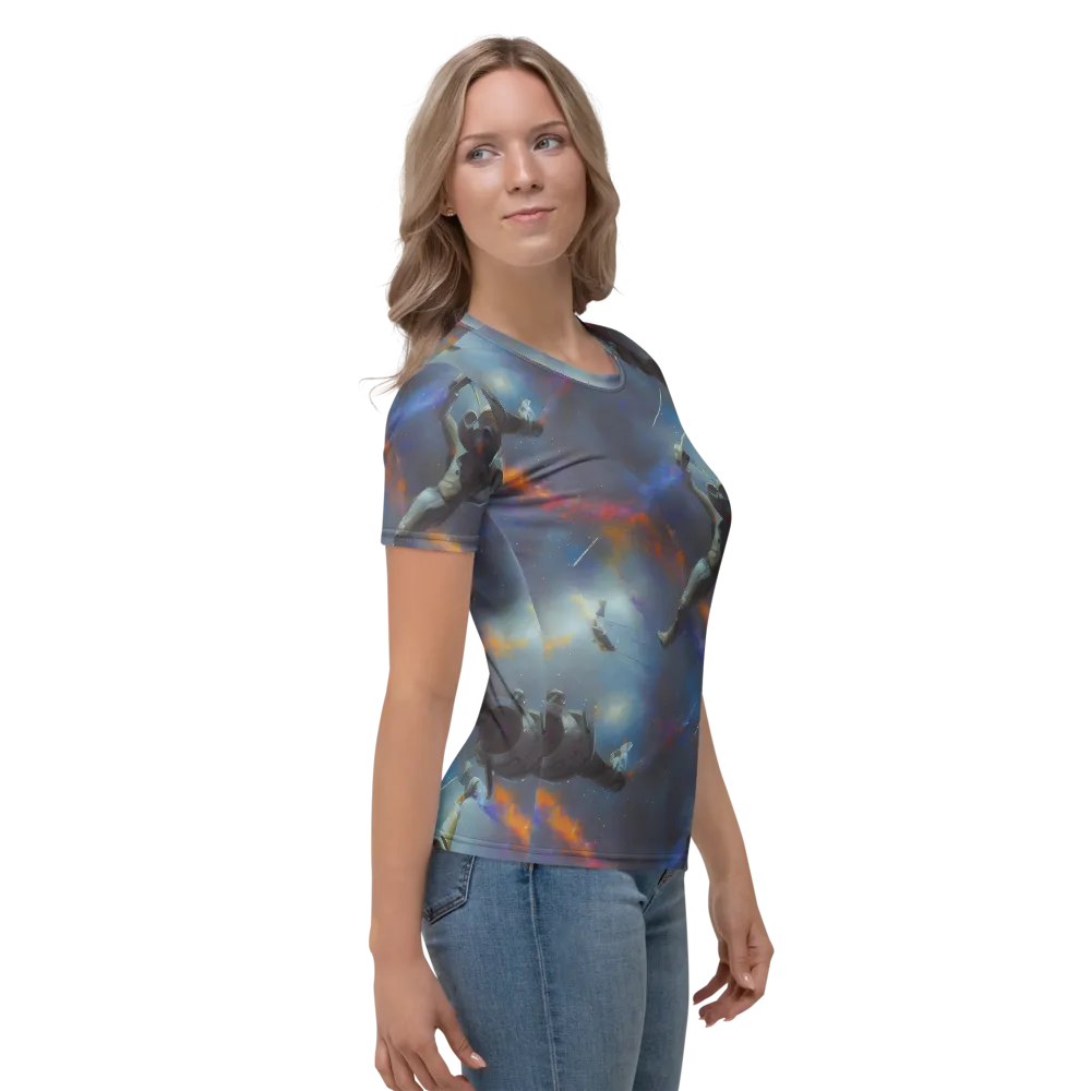 Gravity's Palette on Women's Crew Neck T-Shirt — Right