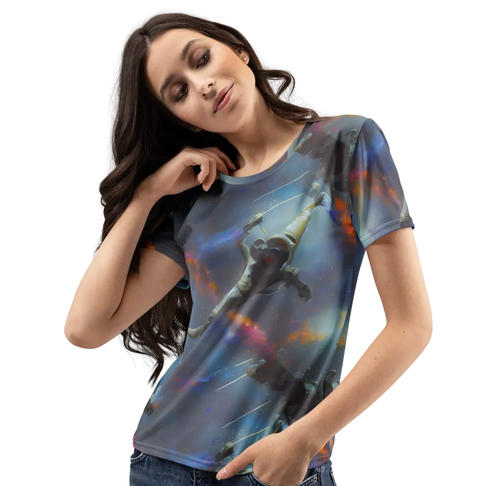 Gravity's Palette on Women's Crew Neck T-Shirt — Left Front
