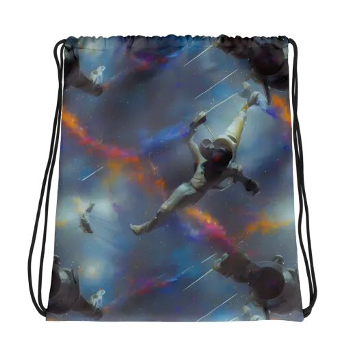 Gravity's Palette on a Drawstring Bag