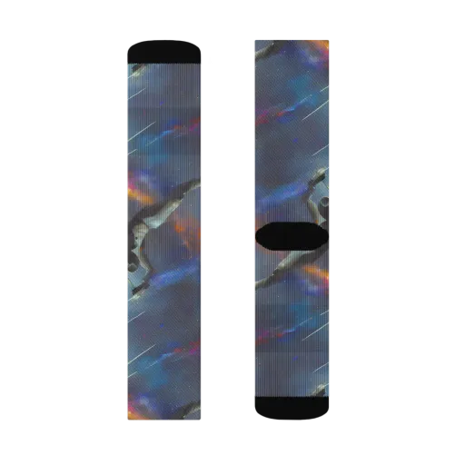 Gravity's Palette on a Socks
