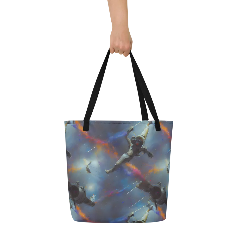 Gravity's Palette on Large Tote Bag W/ Pocket — Front