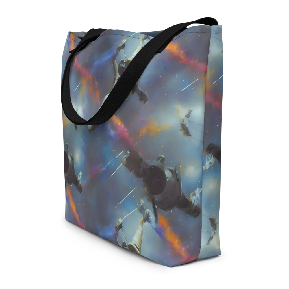 Gravity's Palette on Large Tote Bag W/ Pocket — Front