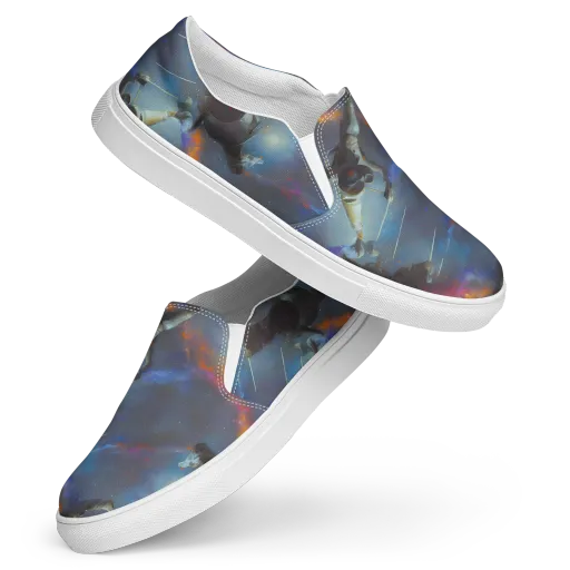 Gravity's Palette on a Women's Slip-On Canvas Shoes