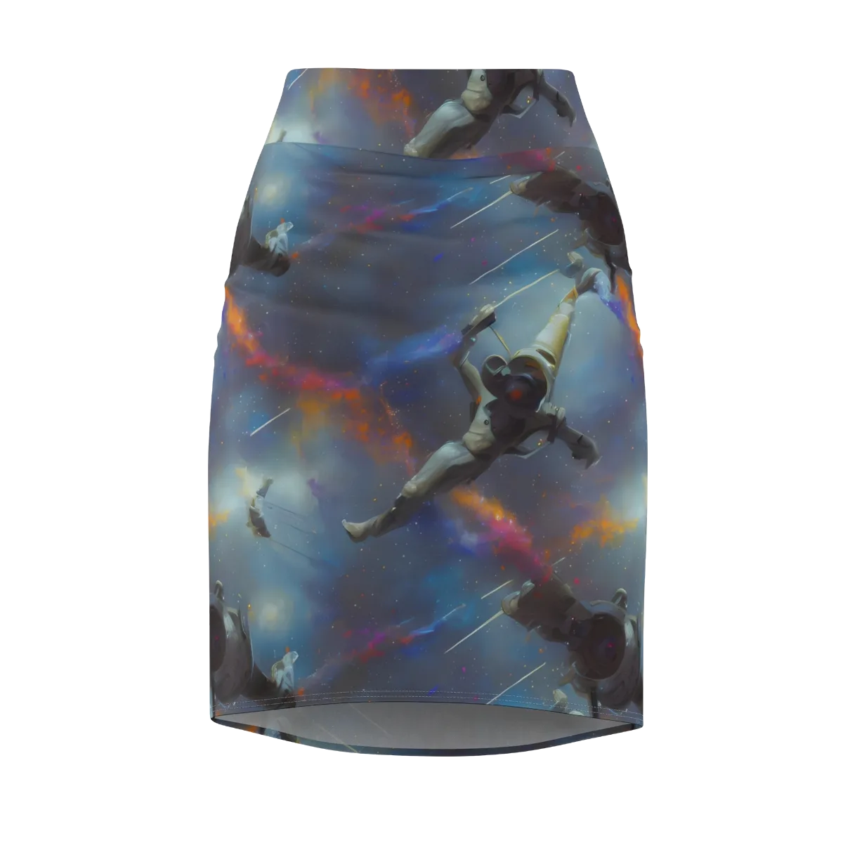 Gravity's Palette on Pencil Skirt — Front