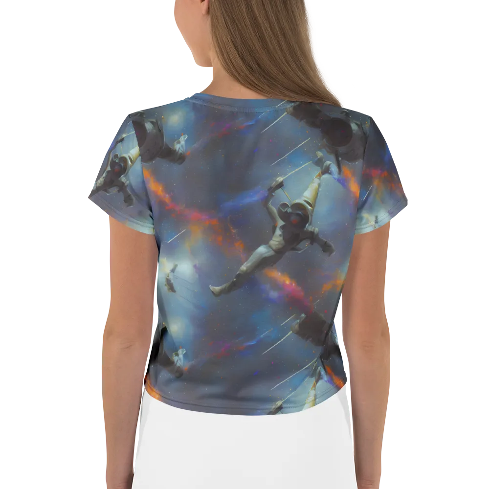 Gravity's Palette on Crop Tee — Back