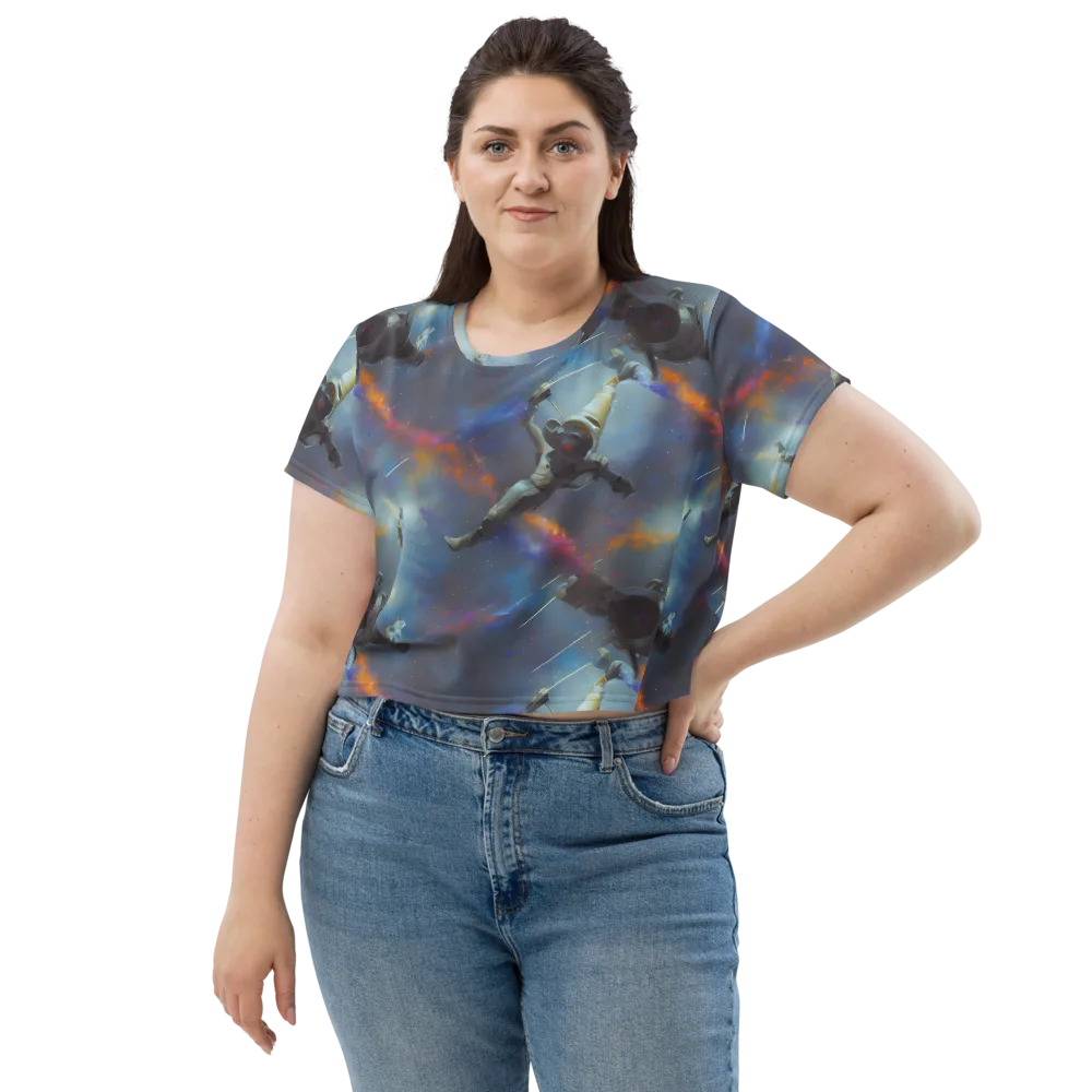 Gravity's Palette on Crop Tee — Front