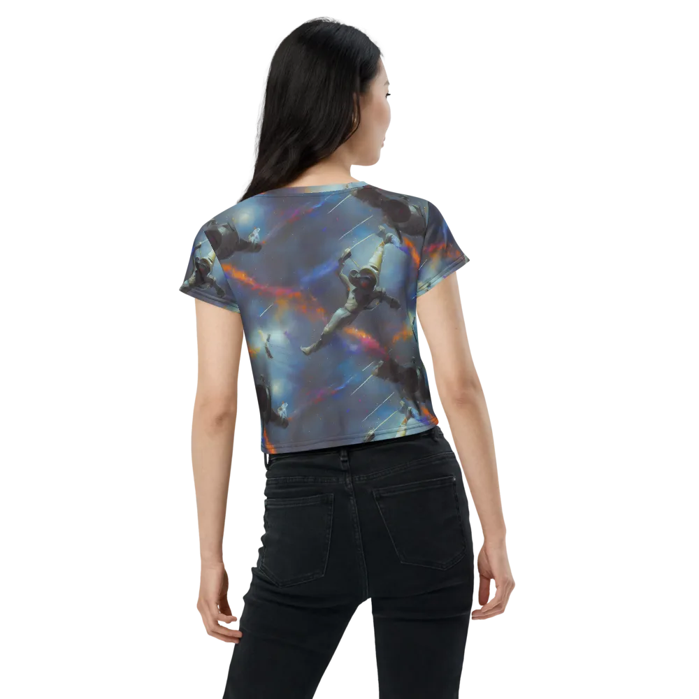 Gravity's Palette on Crop Tee — Back