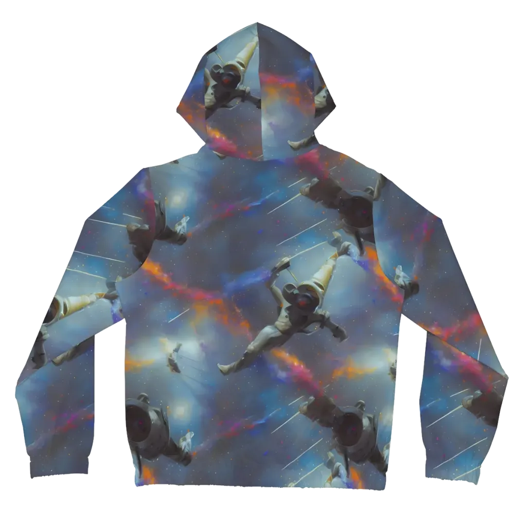 Gravity's Palette on Women's Full-Zip Hoodie — Back