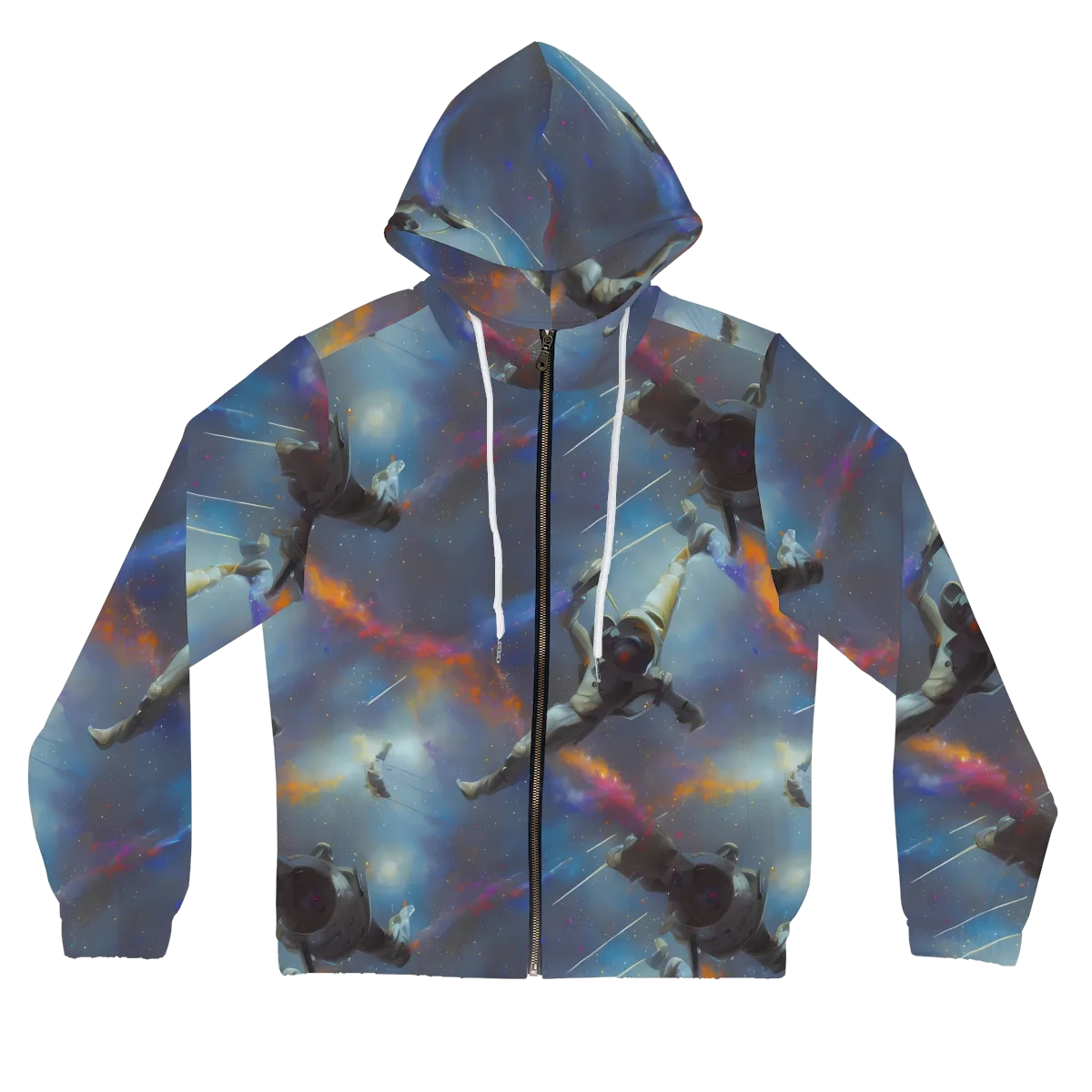 Gravity's Palette on Women's Full-Zip Hoodie — Front
