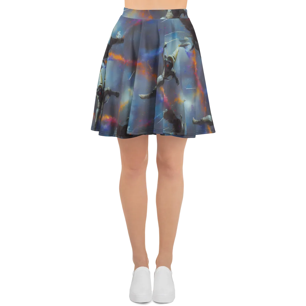 Gravity's Palette on Skater Skirt — Front