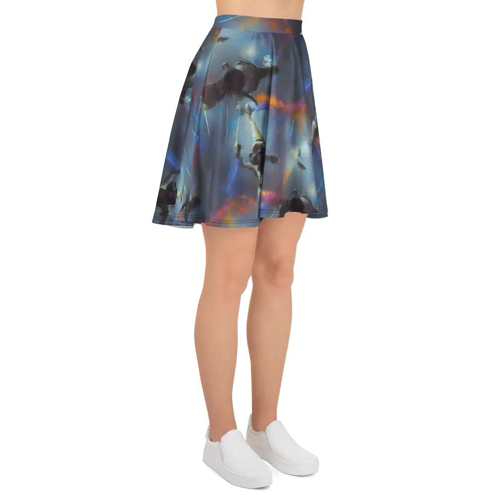 Gravity's Palette on Skater Skirt — Right