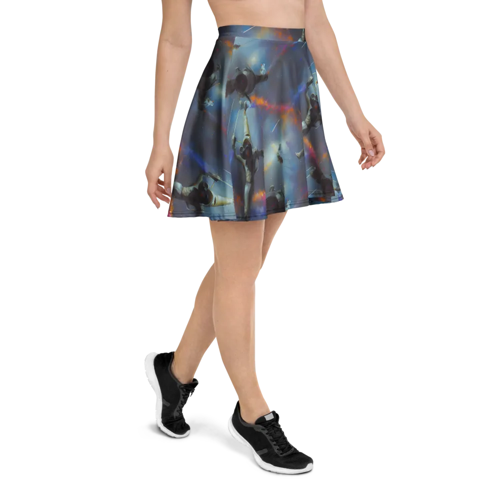 Gravity's Palette on Skater Skirt — Right