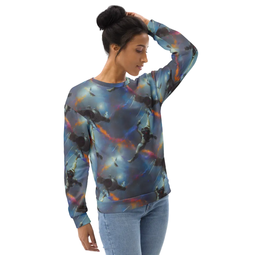 Gravity's Palette on Sweatshirt — Right Front