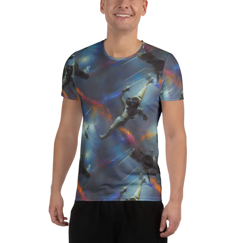Gravity's Palette on Men's Athletic T-Shirt — Front