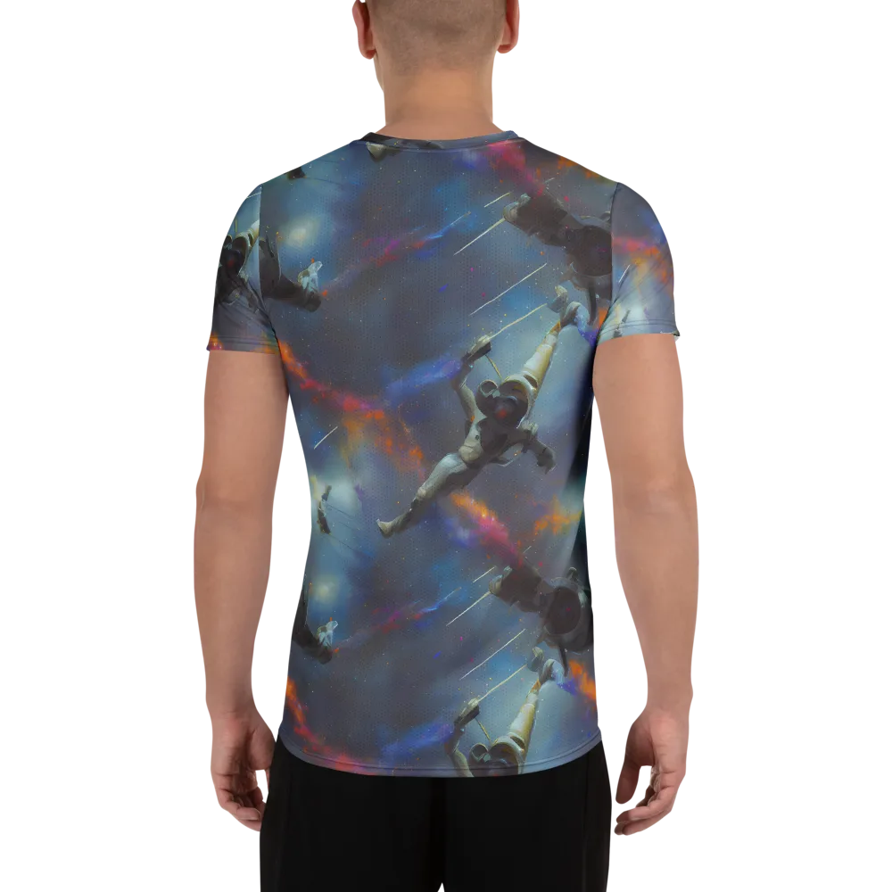 Gravity's Palette on Men's Athletic T-Shirt — Back