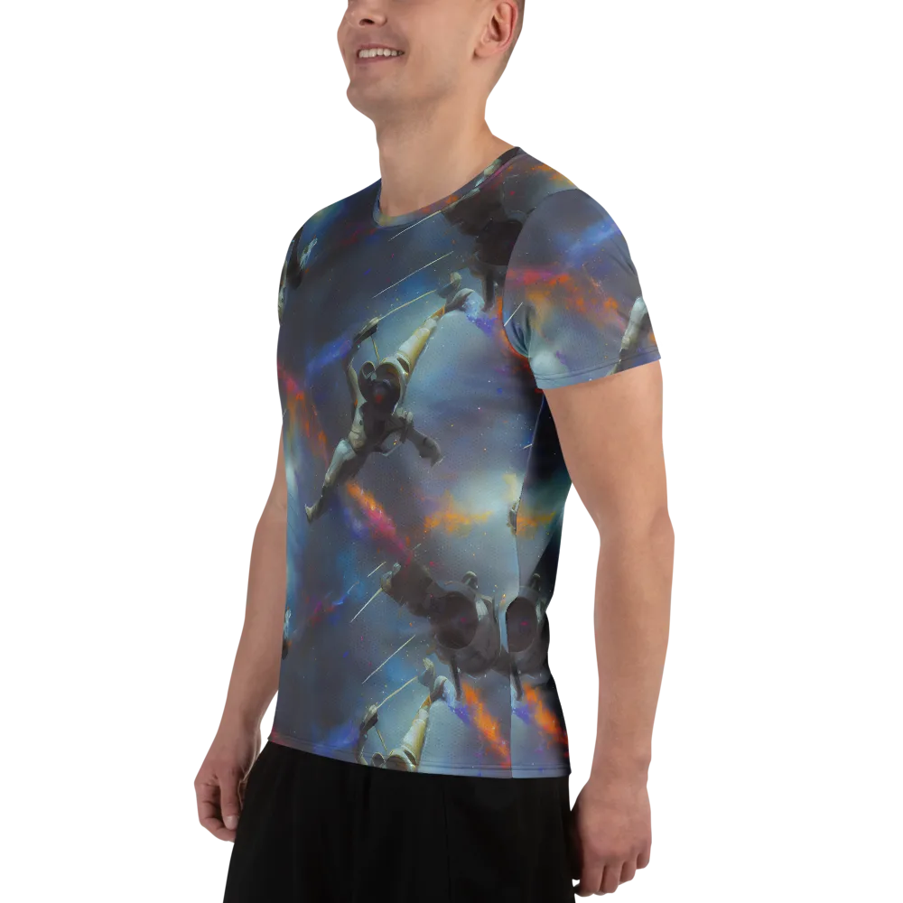 Gravity's Palette on Men's Athletic T-Shirt — Left