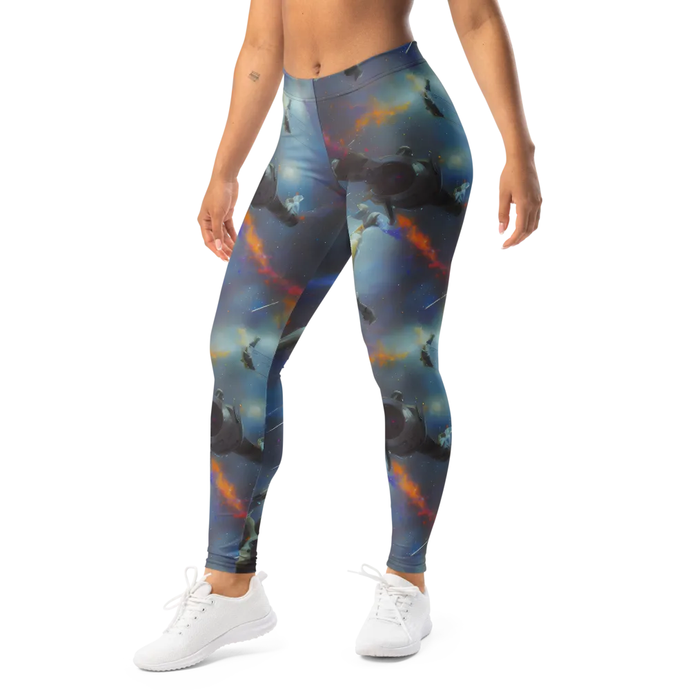 Gravity's Palette on Leggings — Left Front