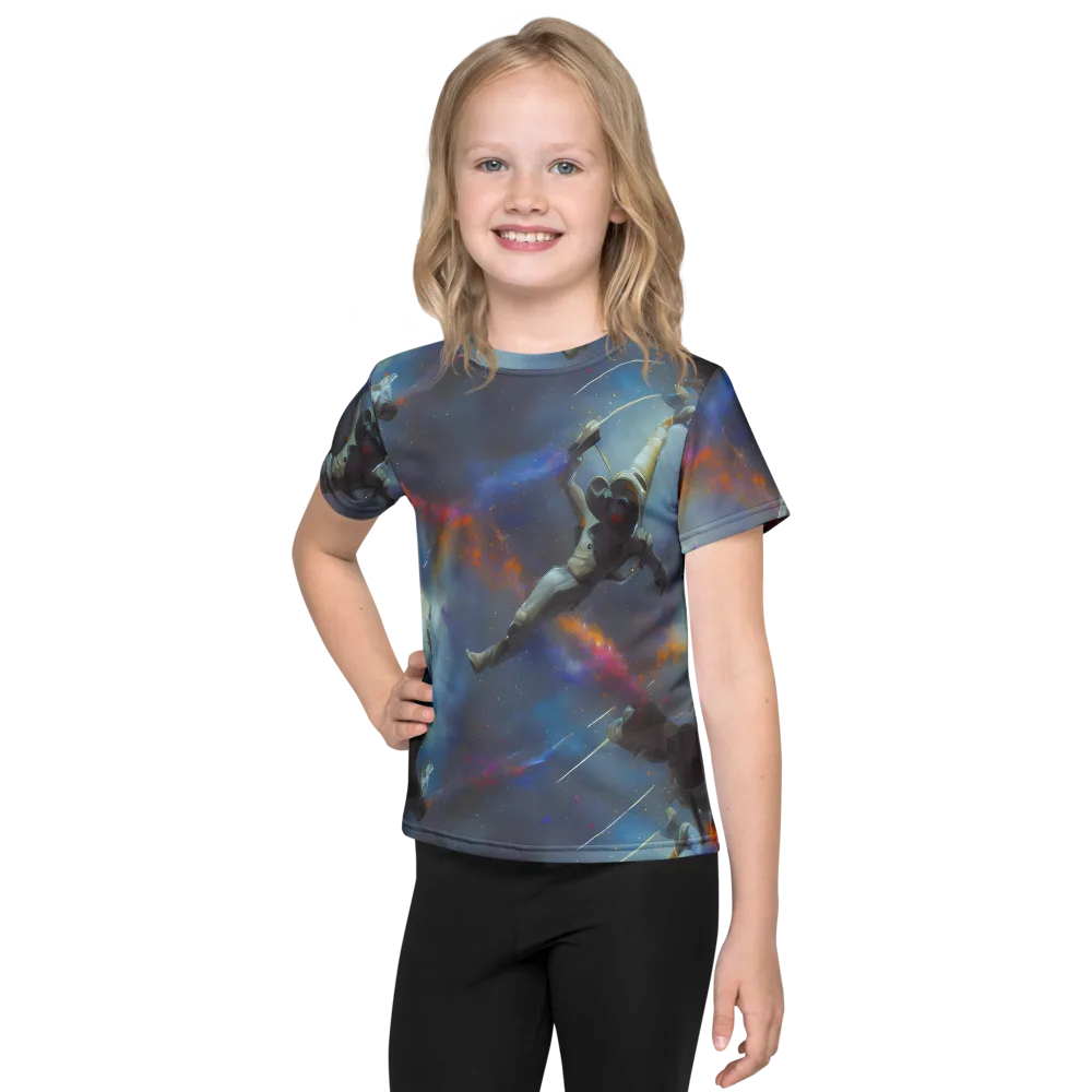 Gravity's Palette on Kids Crew Neck T-Shirt — Front