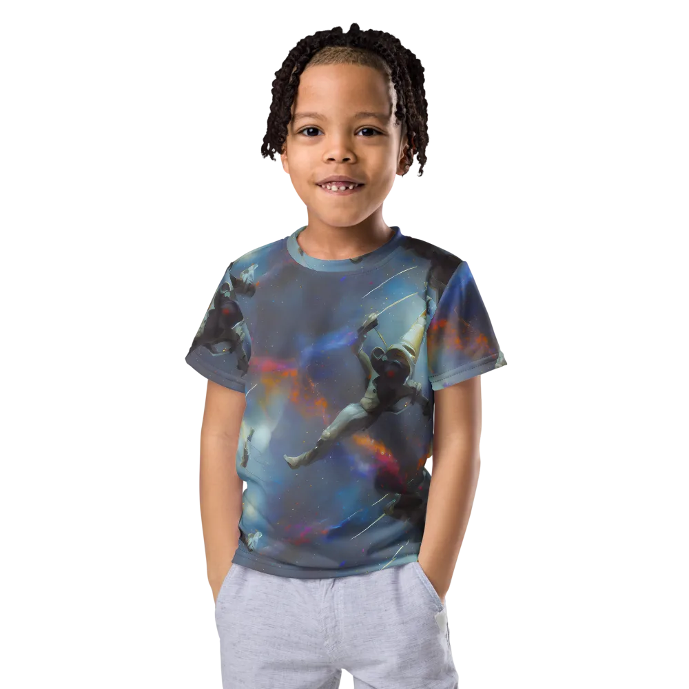 Gravity's Palette on Kids Crew Neck T-Shirt — Front