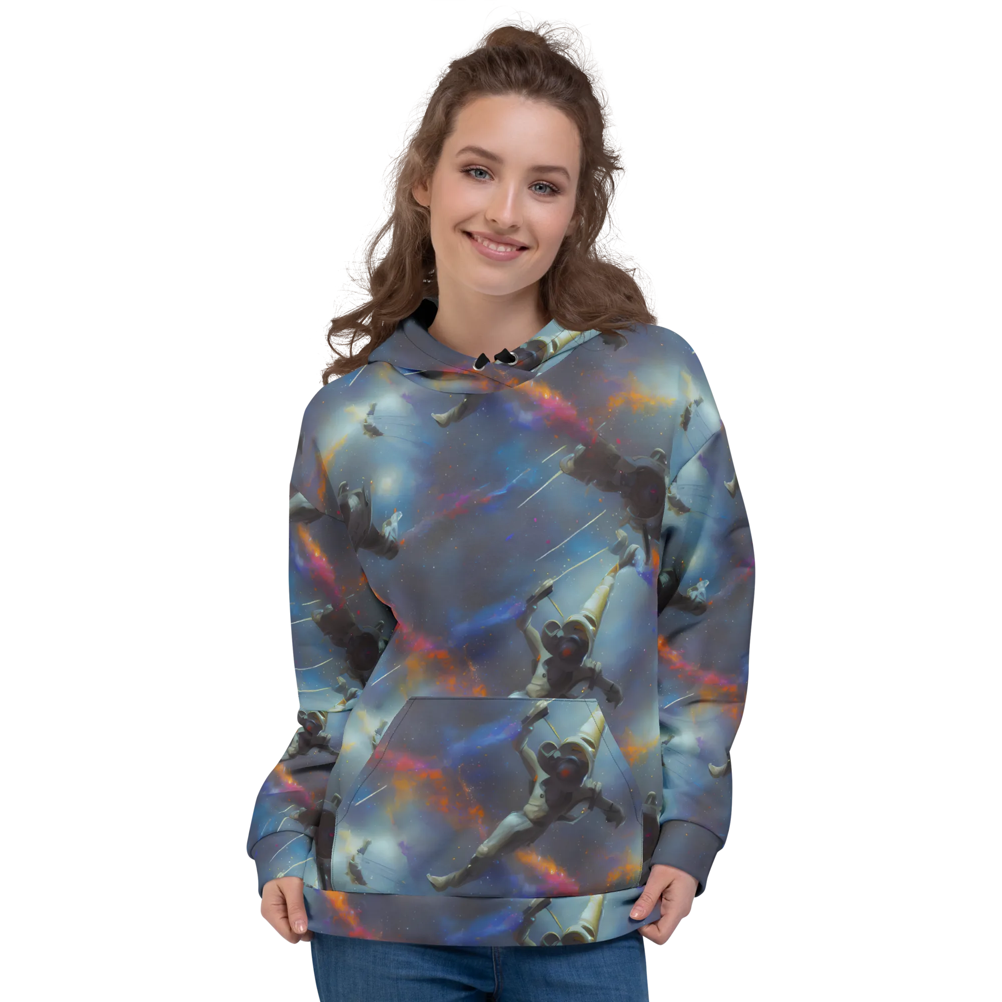 Gravity's Palette on Hoodie — Front