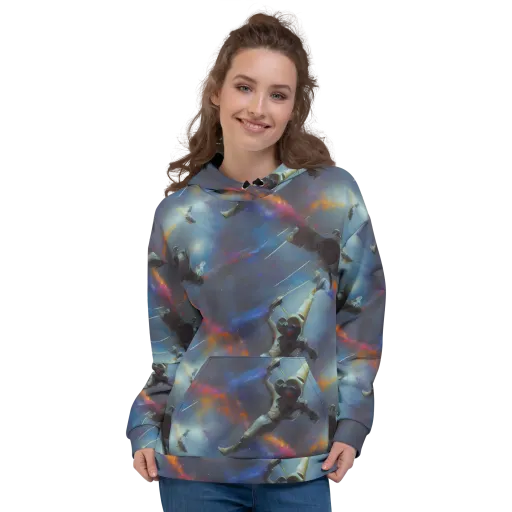 Gravity's Palette on a Hoodie