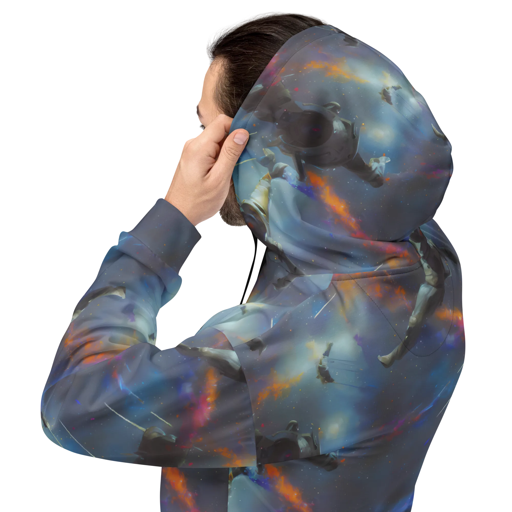 Gravity's Palette on Hoodie — Back