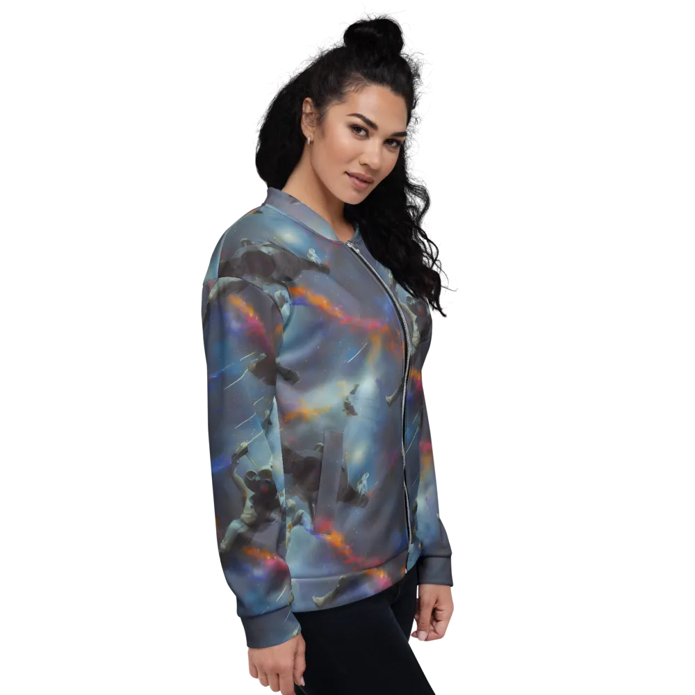 Gravity's Palette on Bomber Jacket — Right