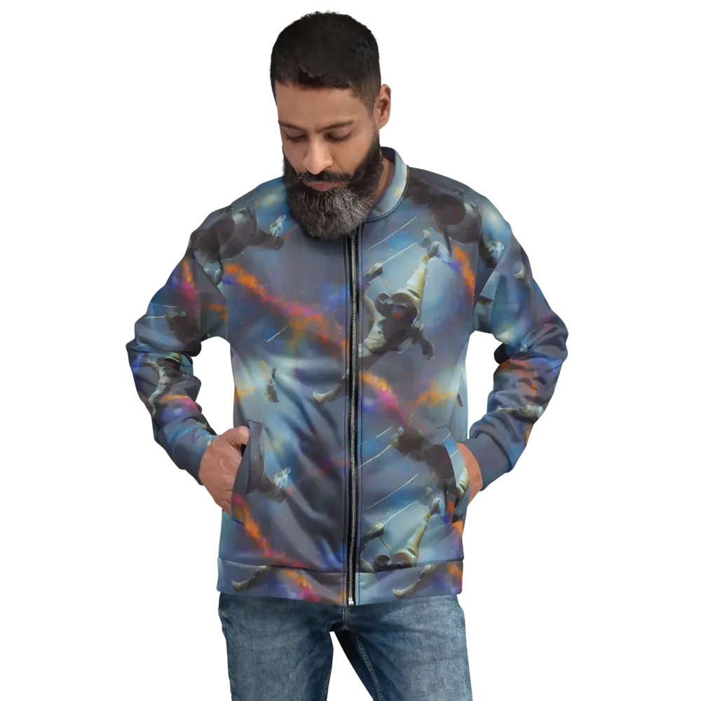 Gravity's Palette on Bomber Jacket — Front