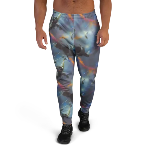 Gravity's Palette on a Men's Joggers