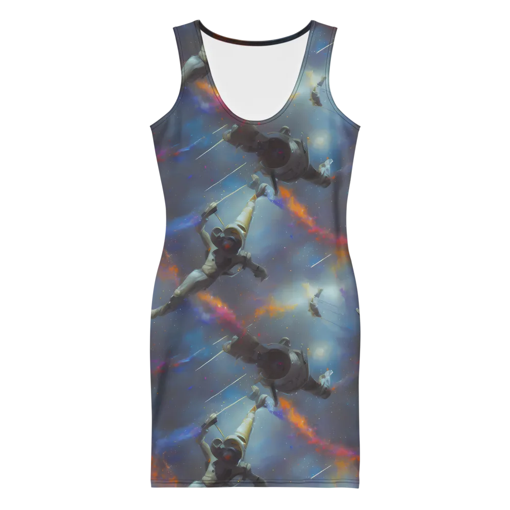 Gravity's Palette on Bodycon Dress — Front