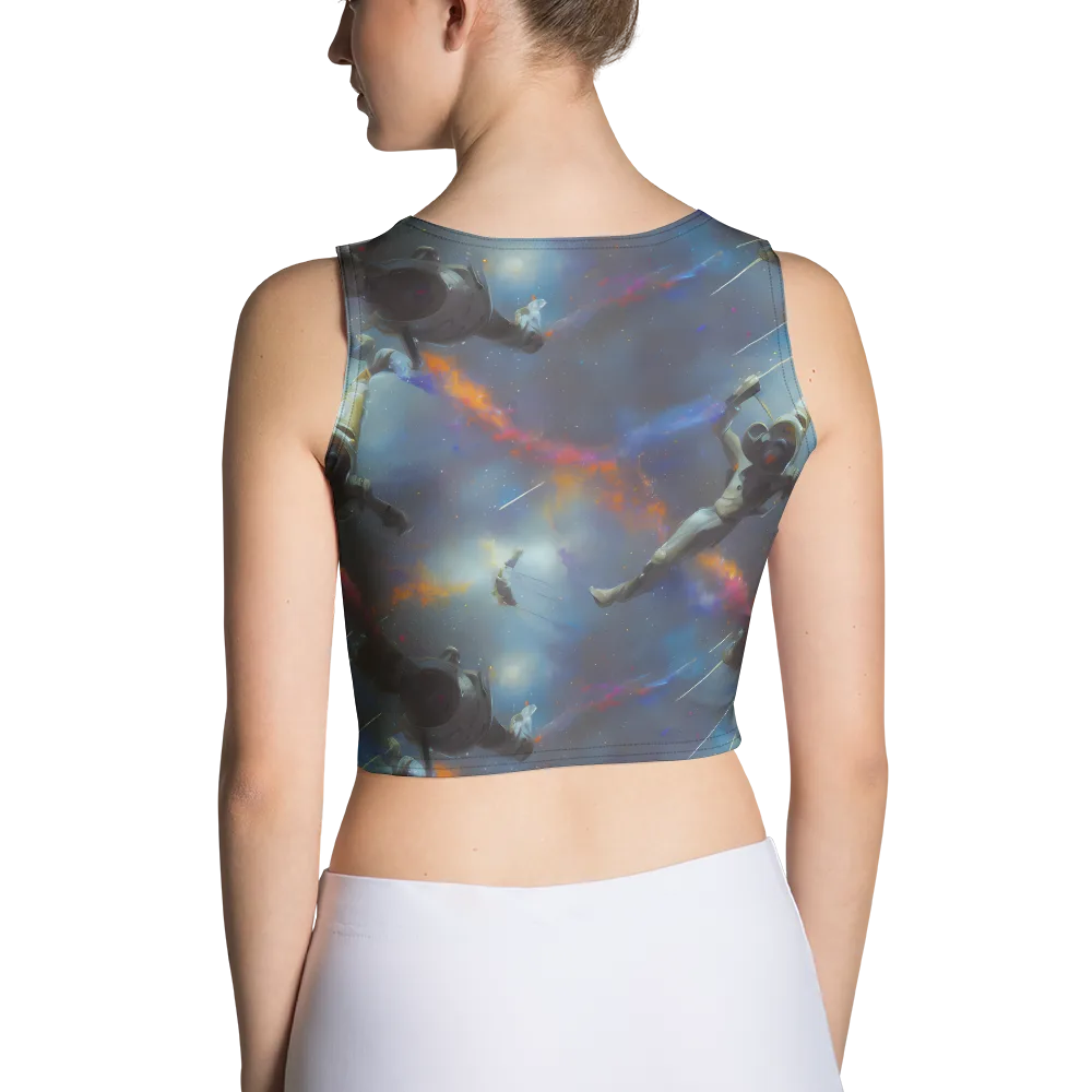 Gravity's Palette on Crop Top — Back
