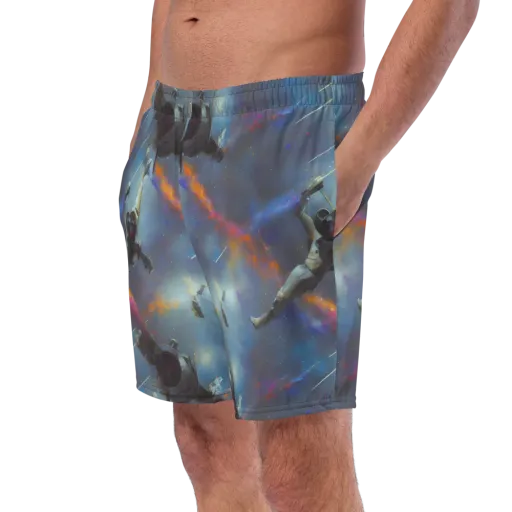 Gravity's Palette on a Swim Trunks