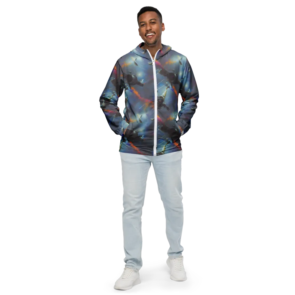 Gravity's Palette on Men's Windbreaker — Front