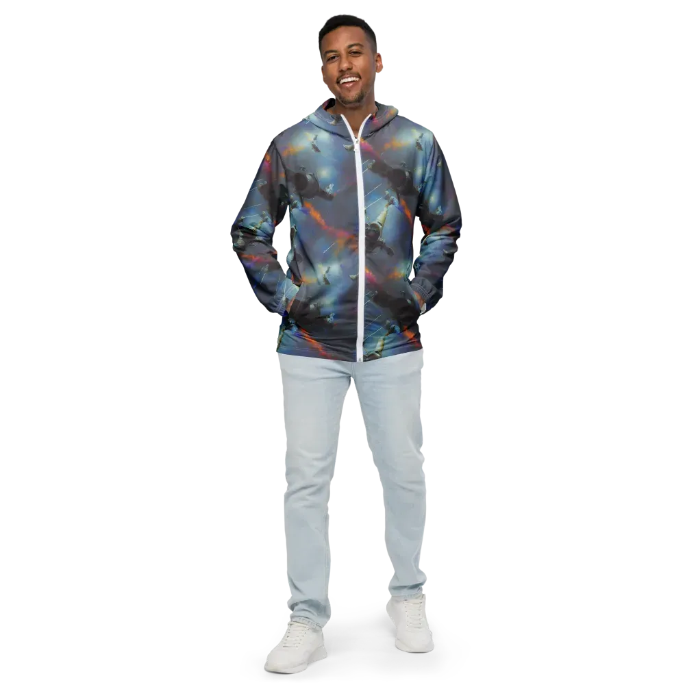 Gravity's Palette on Men's Windbreaker — Front