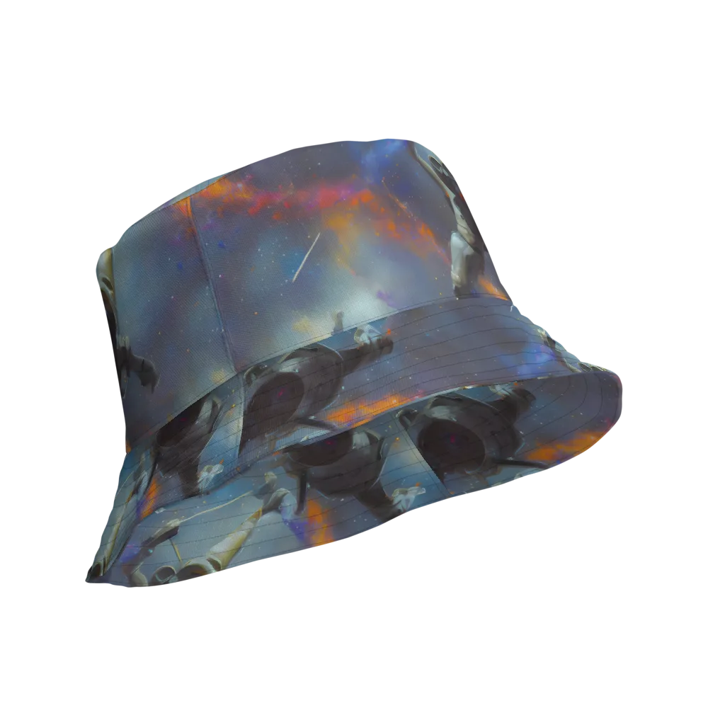 Gravity's Palette on Reversible Bucket Hat — Product details Outside