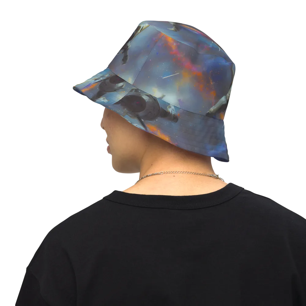 Gravity's Palette on Reversible Bucket Hat — Back Inside