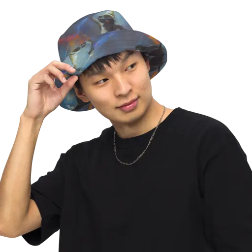 Gravity's Palette on a Reversible Bucket Hat