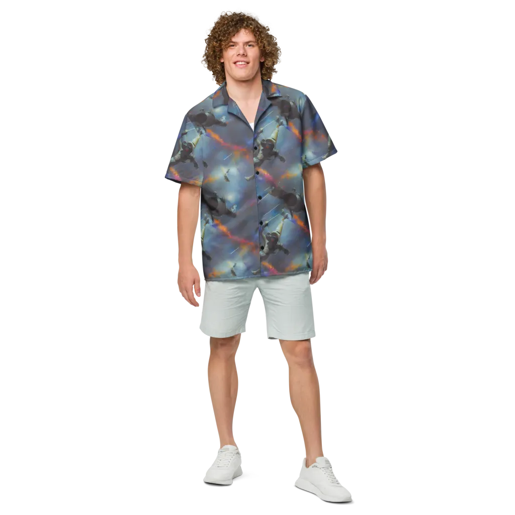 Gravity's Palette on Button Shirt — Front