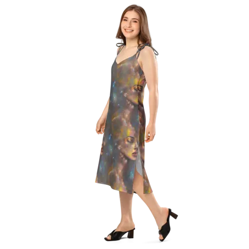Gilded Galaxies on a Slip Dress