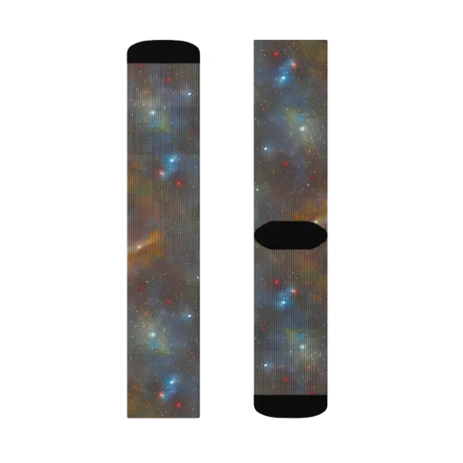 Gilded Galaxies on a Socks