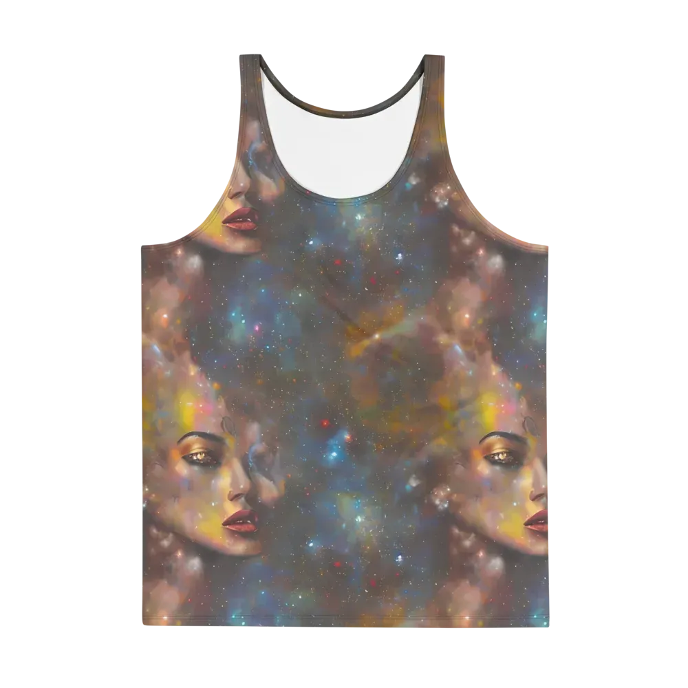 Gilded Galaxies on Men's Tank Top — Front