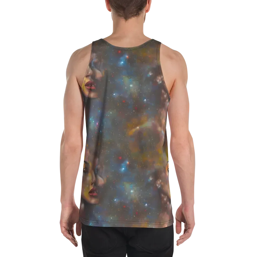 Gilded Galaxies on Men's Tank Top — Back